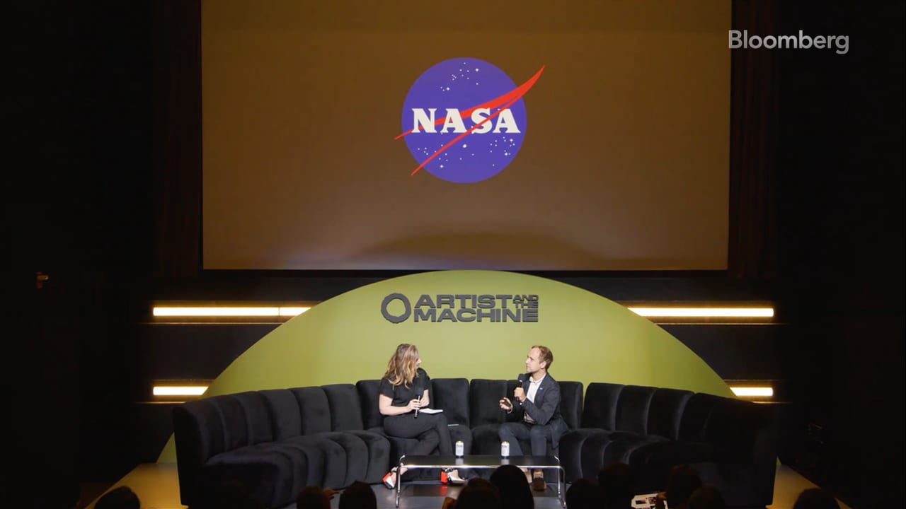 Artist and the Machine summit session with NASA and Bloomberg