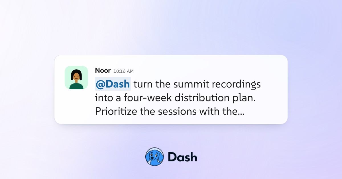 The summit becomes a campaign.